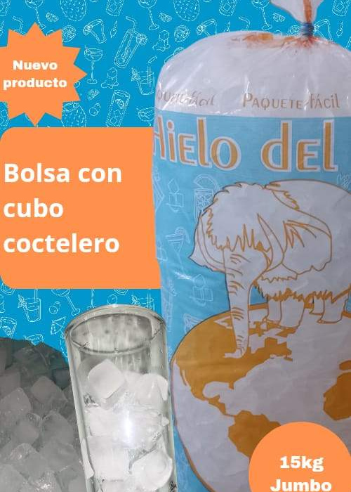 Bolsa jumbo con cubo coctelero, 15kg