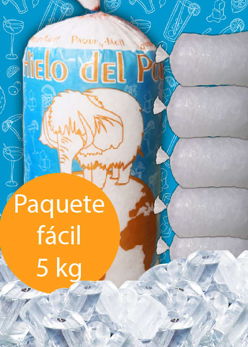 Paquete fácil con 5  mini bolsas con rolo purificado: 5kg